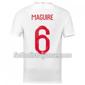 England Matchtröjor Maguire 6 Hemma Fotbollströja VM 2018